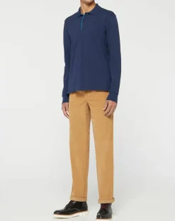 New North Sails Polo Stretch Piqué bleu marine