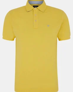 Online Hackett London Polo uni jaune