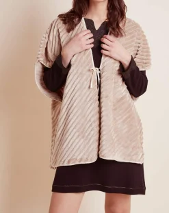 Femme Le Chat Poncho Essentiel miel