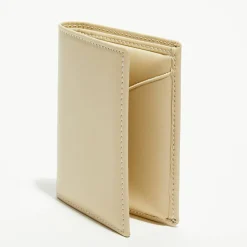 Comme des Garçons Porte-cartes classique en Cuir blanc cassé - 10.5x7.50x2.0 cm