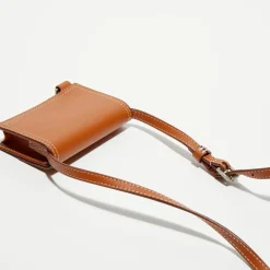 Homme Jacquemus Porte-cartes tour-de-cou en Cuir Le Chouchou Homme marron - 10x7 cm