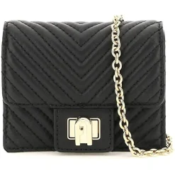 Discount Furla Portefeuille en Cuir Pop Star noir 11x9 cm