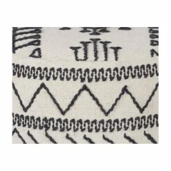 Online Bois & Chiffons Pouf tribal 45 cm de haut Acacia M&M offer Gris argent - 60x60x45 cm