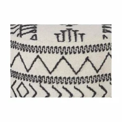 Online Bois & Chiffons Pouf tribal 45 cm de haut Acacia M&M offer Gris argent - 60x60x45 cm