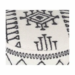 Online Bois & Chiffons Pouf tribal 45 cm de haut Acacia M&M offer Gris argent - 60x60x45 cm