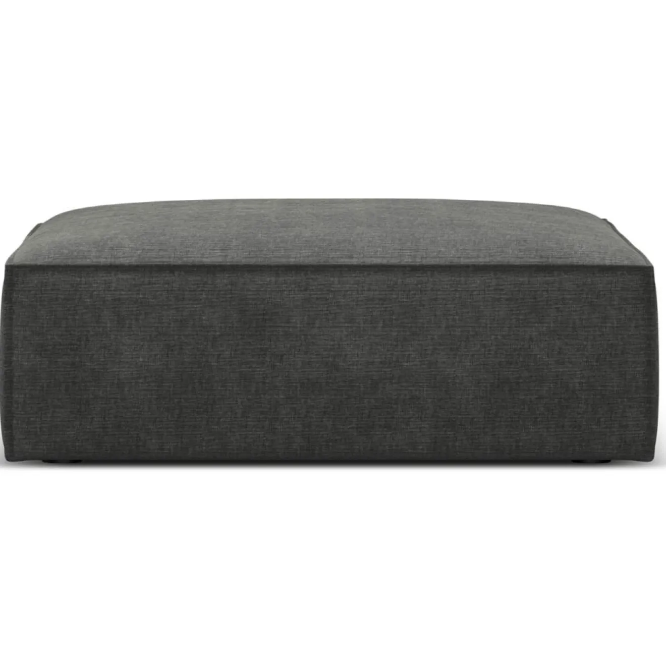 Mazzini Sofas Pouf Vanda gris - 100x80x36 cm