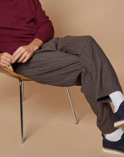 New Oscar et Louise Pull 100% Cachemire 4 fils Harry col rond bordeaux