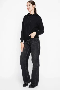 Best Assuili Pull à capuche noir