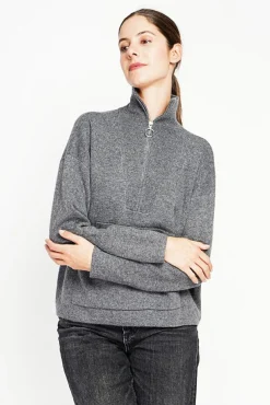 Clearance Assuili Pull à col montant loup