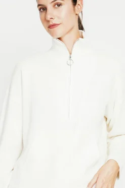 Femme Assuili Pull à col montant naturel