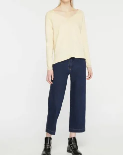 Femme Yerse Pull 100% Coton Bio Maëlys beige