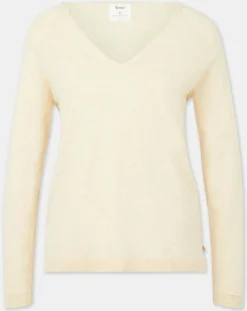 Femme Yerse Pull 100% Coton Bio Maëlys beige