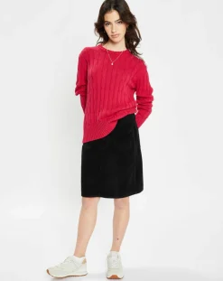 Sale Jodhpur Pull 100% Coton bioologique Bong rose foncé