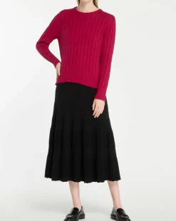 Sale Jodhpur Pull 100% Coton bioologique Bong rose foncé