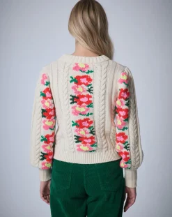 Outlet Manoush Pull 100% Laine Heidi ecru