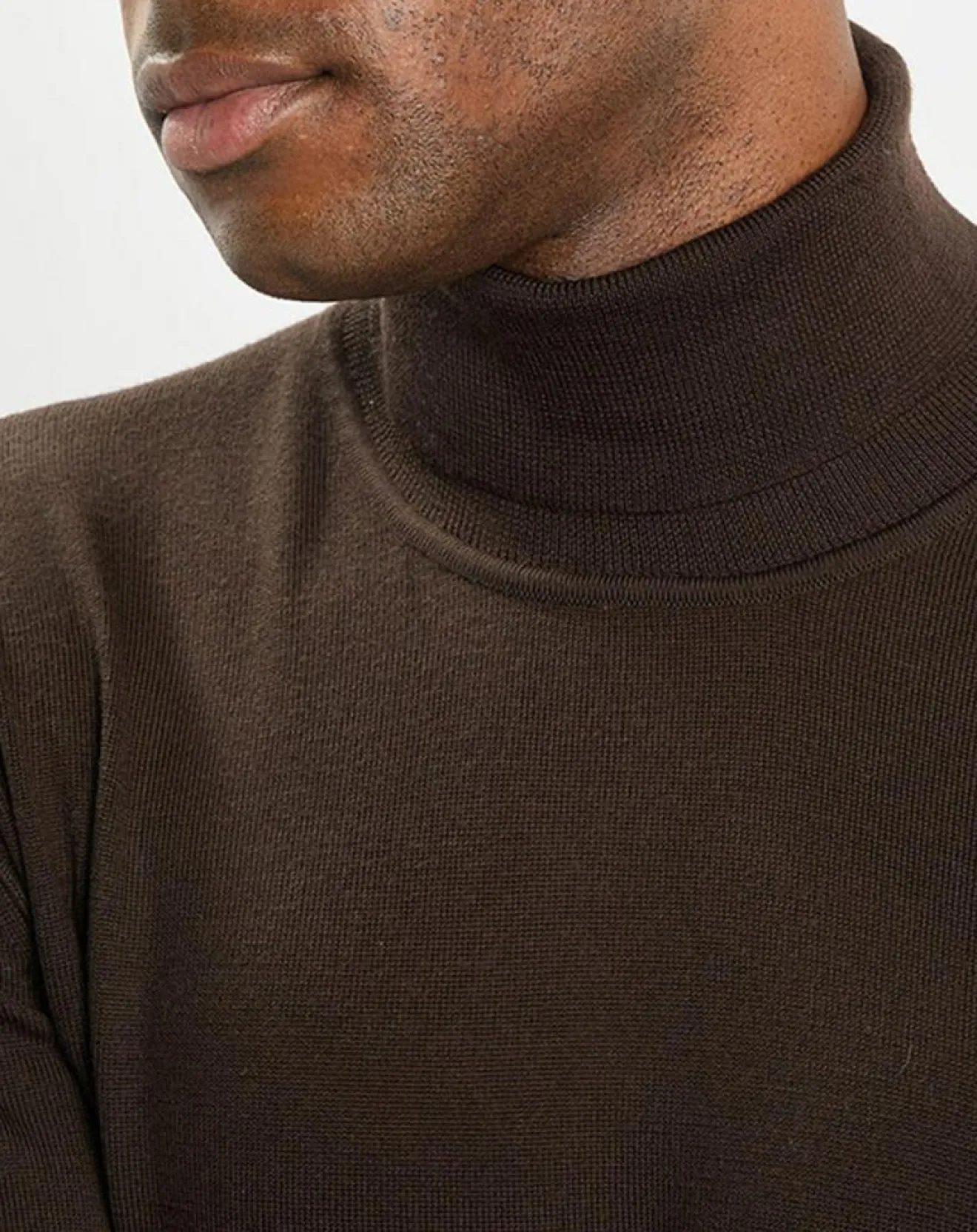 Sale Marc O'Polo Pull 100% Laine marron foncé