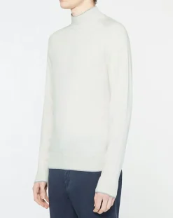 Sale Hackett London Pull 100% Laine Mérinos écru