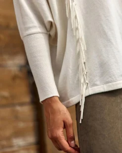 Femme Lauren Vidal Pull 100% Laine Naomi crème