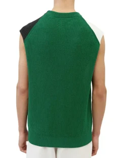 Homme Marc O'Polo Pull 100% Lin Sans manches multicolore