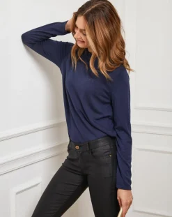 Online Fleur de cachemire Pull Abby marine