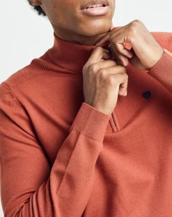 Homme Kaporal 5 Pull Ada terracotta