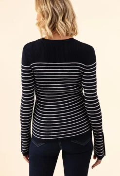 Femme Bleu Blanc Rouge Pull Alhambra bleu