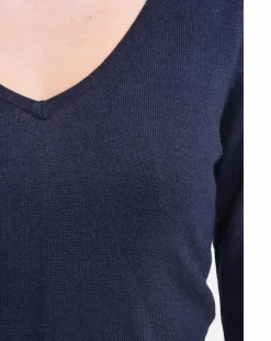 Femme Assuili Pull Alice bleu nuit