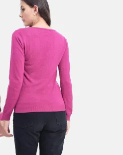 Online Assuili Pull Alice fushia