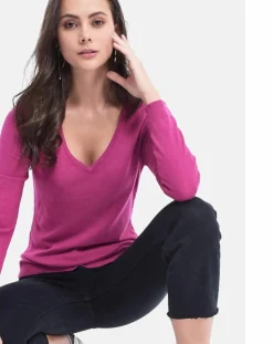 Online Assuili Pull Alice fushia