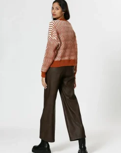 Online The Korner Pull Alicia marron/crème