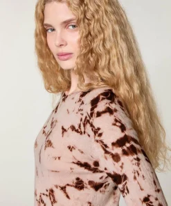 Online Rodier Pull Alina en Laine mélangée beige