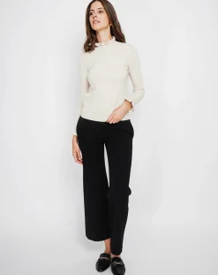 Clearance Assuili Pull Alix creme