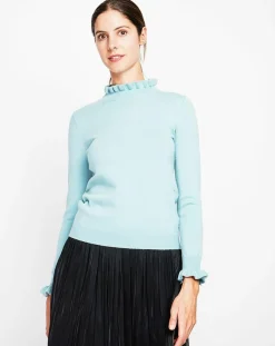 Clearance Assuili Pull Alix turquoise