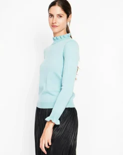 Clearance Assuili Pull Alix turquoise