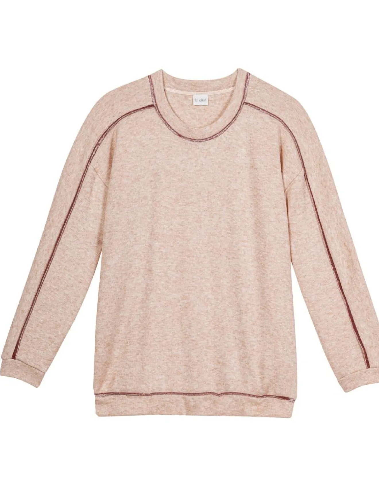 Hot Le Chat Pull Alpaga beige rose