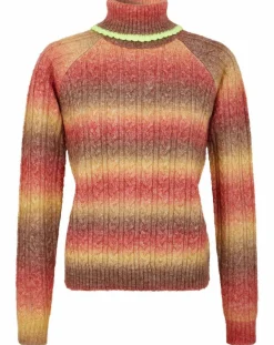 Outlet Manoush Pull Arc-en-ciel kaki