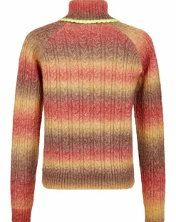 Outlet Manoush Pull Arc-en-ciel kaki