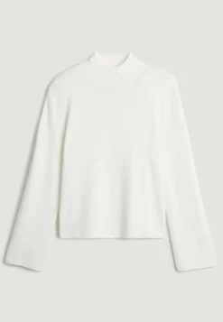 Femme Rodier Pull Béryl col montant blanc écru