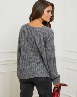 Online L'Armoire de Suzette Pull Camille anthracite