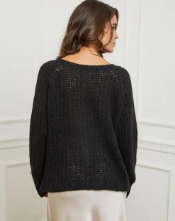Femme L'Armoire de Suzette Pull Camille noir