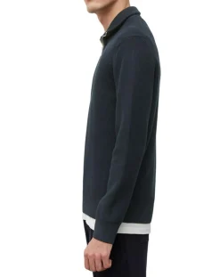 New Marc O'Polo Pull Camioneur Cotelé bleu marine