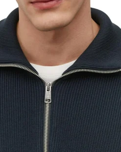 New Marc O'Polo Pull Camioneur Cotelé bleu marine