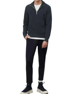 New Marc O'Polo Pull Camioneur Cotelé bleu marine