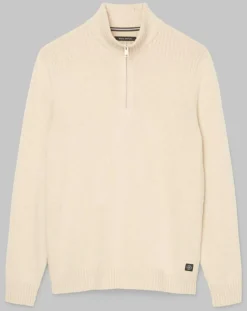 Sale Marc O'Polo Pull Camionneur en Laine & Coton écru