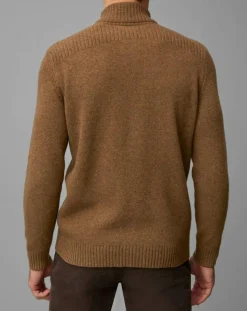 Homme Marc O'Polo Pull Camionneur en Laine & Coton mélangés marron