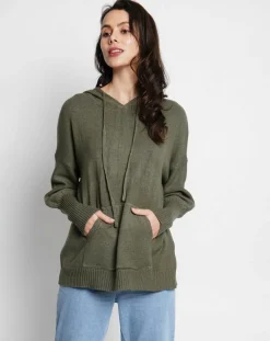 Femme Assuili Pull Clara kaki