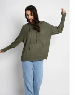 Femme Assuili Pull Clara kaki