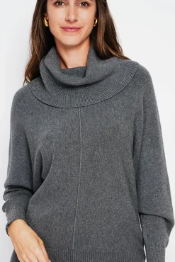 New Assuili Pull col boule loup