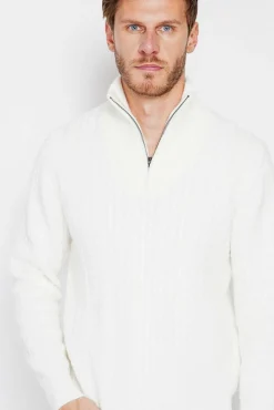 Homme C&Jo Pull col camionneur naturel