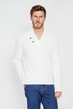 Best C&Jo Pull col châle naturel